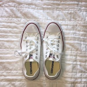 White Low-Top Converse